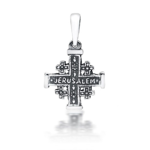 Krzyżyk srebrny Jerozolimski