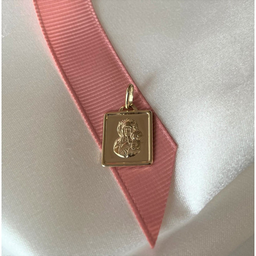 Medalik Matka Boska Częstochowska złoto 585
