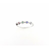 Srebrny pierścionek z kolorowymi cyrkoniami